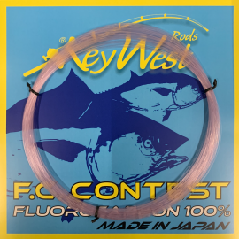 Key West F.C. CONTEST PINK 55lb 0,65mm 40mt FLUOROCARBON 100% Made in Japan